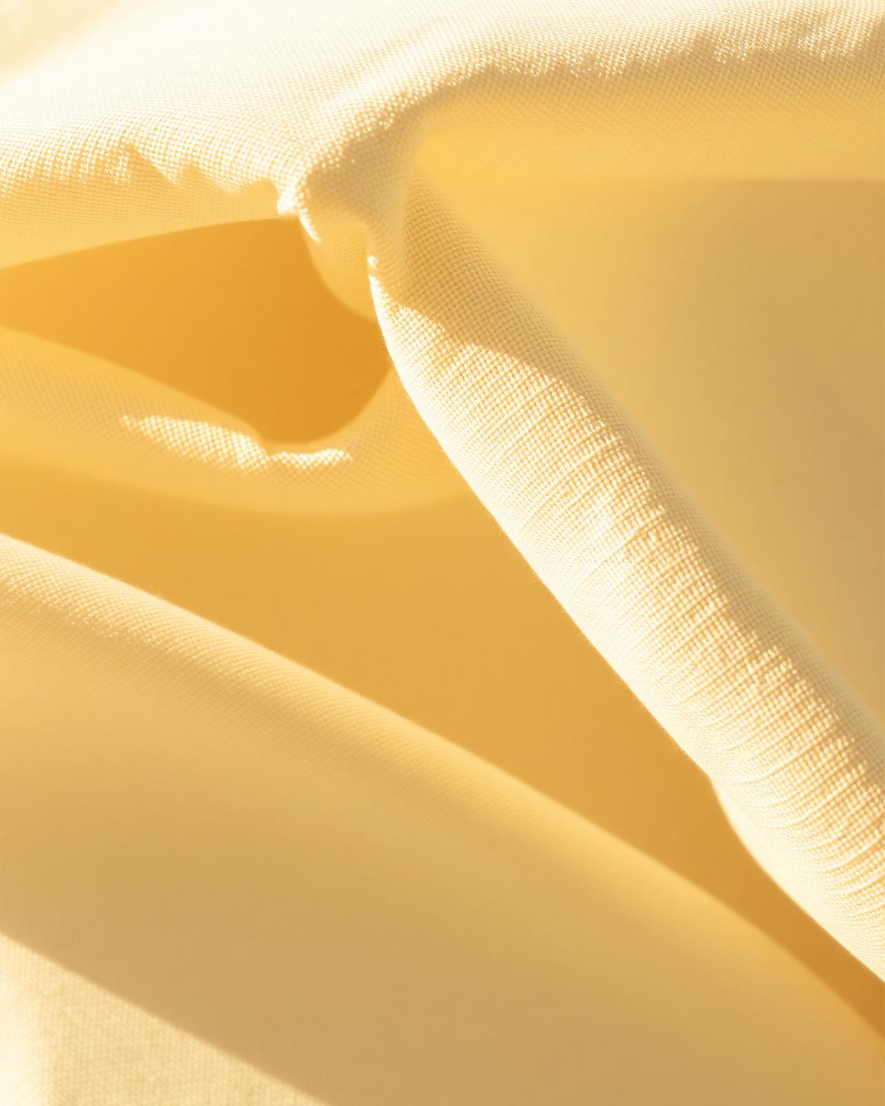 Soft folded linen in warm natural light